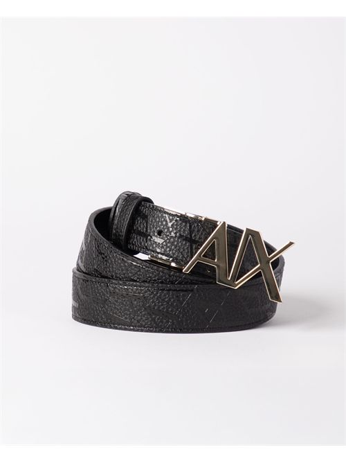 Ceinture réversible pour femme AX avec boucle logotée ARMANI EXCHANGE | XW001203-AF13680FC100